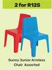 Sunny Junior Armless Chair-For 2