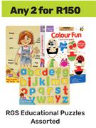 RGS Educational Puzzles Assorted-For Any 2