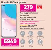 Nova 8i 4G Smartphone-On 1GB Red Top Up Core More Data