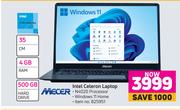 Mecer Intel Celeron Laptop