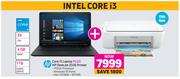 HP Intel Core i3 Laptop Plus HP Deskjet 2320 Printer