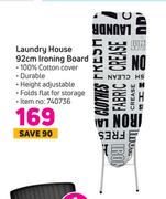 Laundry House 92cm Ironing Board