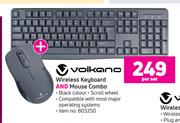 Volkano Wireless Keyboard & Mouse Combo