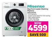 Hisense 6Kg Front Loader Washing Machine WFVC6010