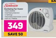Sunbeam Oscillating Fan Heater
