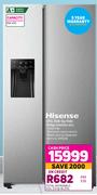 Hisense 474L Side By Side Fridge H690SS-IDL
