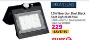 Solar Flair 1.5W Guardian Dual Black Spot Light LSD-SWL