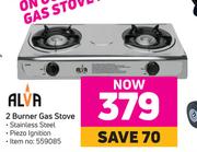 Alva 2 Burner Gas Stove
