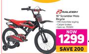 Raleigh 16" Scrambler Moto Bicycle