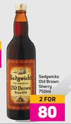 Sedgwicks Old Brown Sherry-For 2 x 750ml