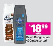 Dawn Body Lotion Assorted-400ml Each