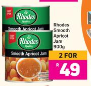 Rhodes Smooth Apricot Jam-For 2 x 900g