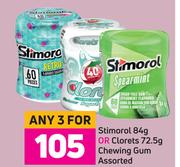 Stimorol 84g Or Clorets 72.5g Chewing Gum Assorted-For Any 3