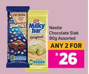 Nestle Chocolate Slab Assorted-For Any 2 x 80g