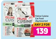 Feline Cuisine Cat Food Assorted-For Any 2 x 2Kg
