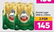 Amstel Lager NRB-For 2 x 6 x 330ml
