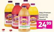 Daly's Premium Concentrate Squash Assorted-1.5L Each