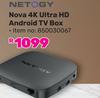 Netogy Nova 4K Ultra HD Android Tv Box 