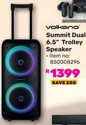 Volkano Summit Dual 6.5" Trolley Speaker - each