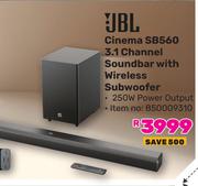 JBL Cinema SB560 3.1 Channel Soundbar With Wireless Subwoofer