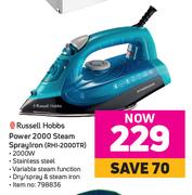 Russell Hobbs Power 2000 Steam SprayIron RHI-2000TR