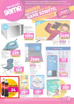 Game Soweto : Visit The All New Game Store At Soweto (3 February - 6 February 2022), page 1