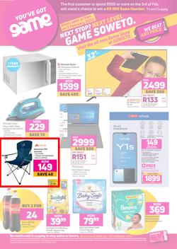 Game Soweto : Visit The All New Game Store At Soweto (3 February - 6 February 2022), page 1