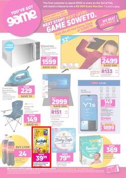 Game Soweto : Visit The All New Game Store At Soweto (3 February - 6 February 2022), page 1