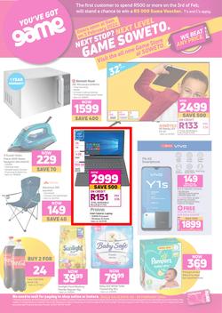Game Soweto : Visit The All New Game Store At Soweto (3 February - 6 February 2022), page 1