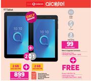 2 x Alcatel 1T Tablet-On My Gig 1 + On Promo 1GB