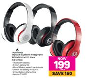 Volkano Impulse Bluetooth Headphone White/Black-Each