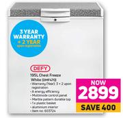 Defy 195Ltr Chest Freezer (White) DMF470