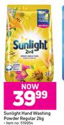 Sunlight Hand Washing Powder Regular-2kg