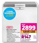 Defy 195Ltr Chest Freezer White DMF470