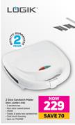 Logik 2 Slice Sandwich Maker RSH-440593-018