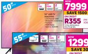 Samsung 50" UHD TV 50AU7000