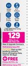 2 x Samsung Galaxy A3 Core 4G Smartphone-On Red Flexi 125 & Promo 65 PM x 24