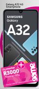 Samsung Galaxy A32 4G Smartphone-On 1GB Red Top Up Core More Data