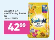 Sunlight 2 In 1 Hand Washing Powder-2Kg