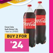 Coca Cola Soft Drink-For 2 x 1.5L