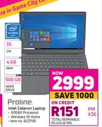 Proline Intel Celeron Laptop