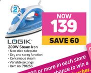 Logik 2000W Steam Iron