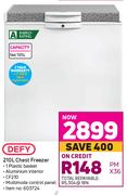 Defy 210L Chest Freezer