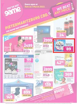 Game Pietermaritzburg CBD : The Game Has Changed (01 March - 08 March 2022), page 1