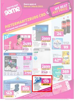 Game Pietermaritzburg CBD : The Game Has Changed (01 March - 08 March 2022), page 1