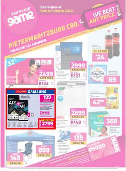 Game Pietermaritzburg CBD : The Game Has Changed (01 March - 08 March 2022), page 1