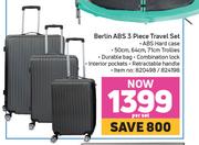 Berlin ABS 3 Piece Travel Set-Per Set