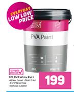 Simple Choice 20L PVA White Paint