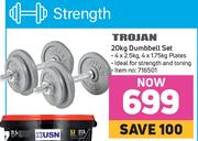 Trojan 20Kg Dumbbell Set