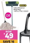 Addis Indoor Broom Or Mega Mop-Each